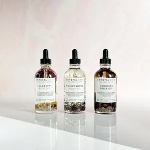 Crystal Irie Intention Full Body oil Trio- Body Oil - Skincare