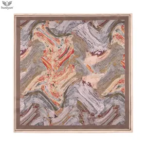 100% Mulberry Silk hair scarf Scarf/Neck Wrap — Vintage Oil Painting Style,silk scarf  Small Square Silk Tie for Suit Jackets, easy style fashion hack Shirt Necktie, Neck Scarf