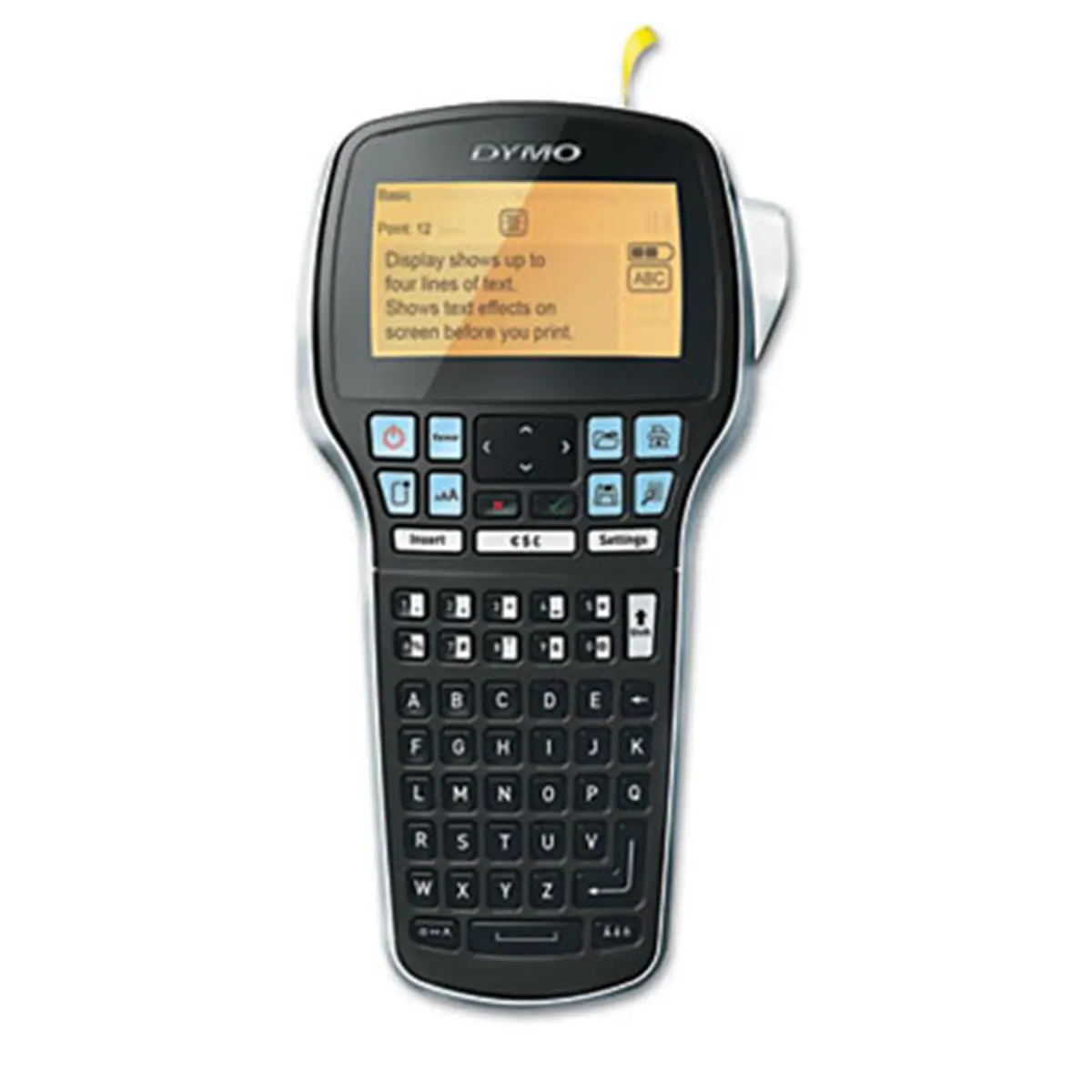 DYMO LabelManager 420P Thermal Transfer Label Printer (Model 1768815) - Portable Rechargeable Manager, 4 Lines, 4.1in W x 2.2in D x 8.5in H, 1/2" Tape Size, Battery-Compatible, Batch Labels Support, Logos, Text Effects, Improved UI