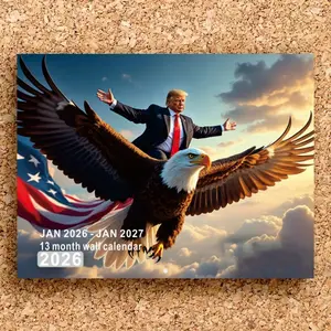 Trump 2026 Calendar - President Donald Trump Legacy High-Quality 8 x 11 Inches Calendar Featuring 45th President's Legacy and High-Quality Photos