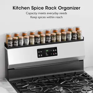4X Strong Magnetic Shelf for Stove Top 30" Adjustable Oven Shelf Spice Rack Over the Stove Stovetop Storage Kitchen，kitchen organization