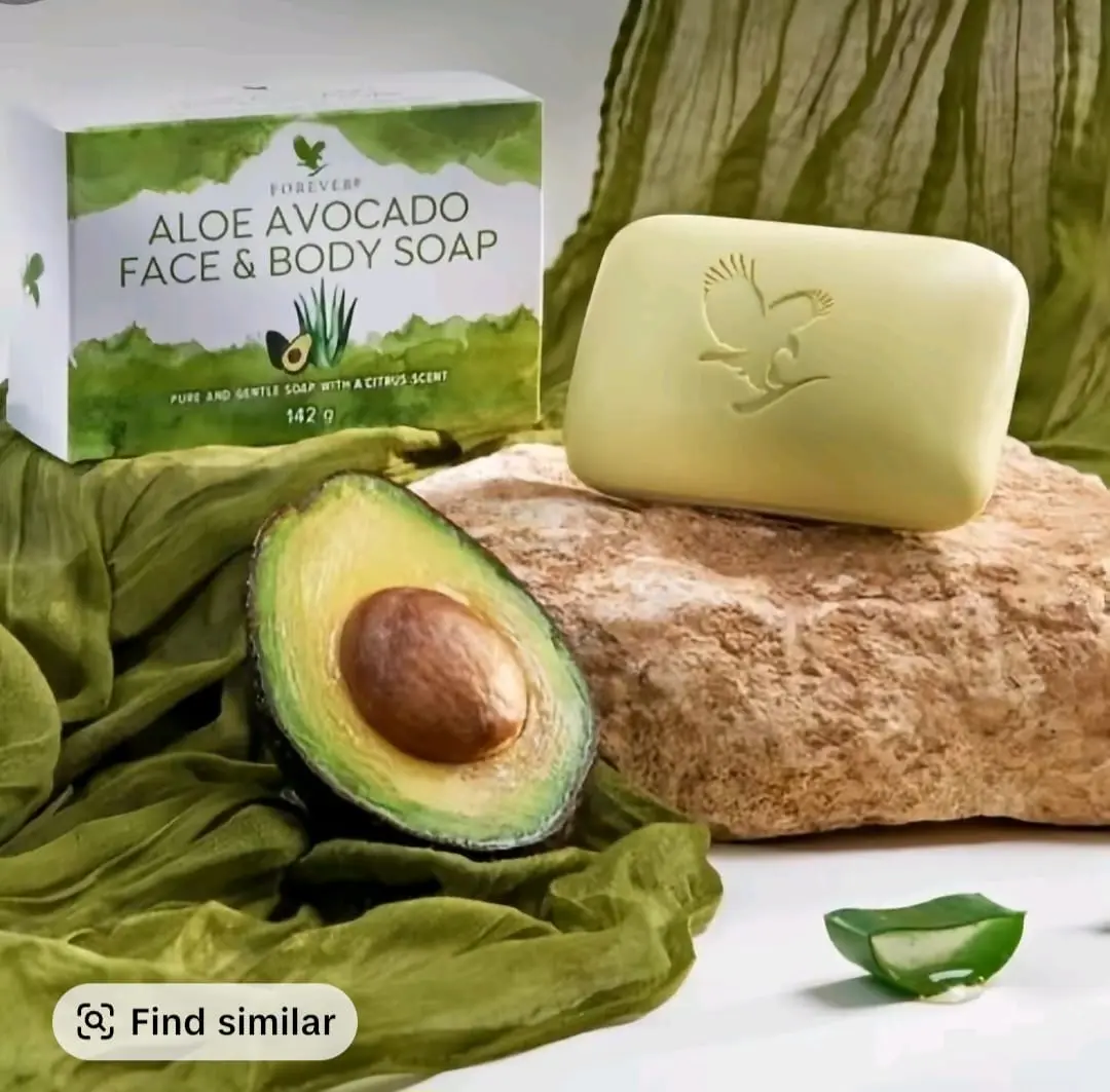 FBT Multi Pack Forever Aloe Avocado Face & Body Soap- Moisturizing Aloe Vera & Avocado bar. Gentle Cleanser for soft, healthy skin ( 5 oz./142g). Forever Aloe Avocado soap is gentle smooth supplement for your entire body & face with a scent of freshly.