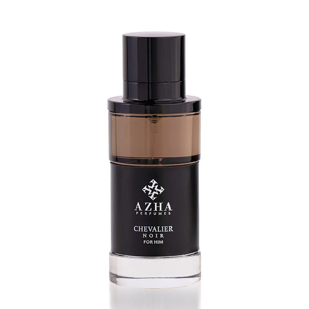 Chevalier Noir by Azha Perfume - Eau De Parfum 100ml (3.4 fl oz) for Him | Leathery Oriental Scent with Mandarin & Incense