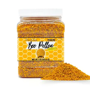 Yerbero - Premium Bee Pollen Granules 1 Lb (16oz) | 100% Natural Pure Honey Bee Pollen Raw Sweet Rich Flavor | Polen de Abeja 100% Natural
