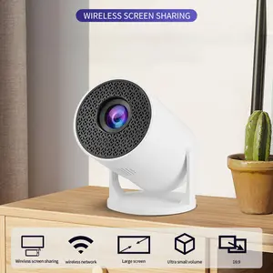 Mini Projector with WiFi and Bluetooth, Smart Portable Projector with 180° Rotation, Auto Keystone, Compatible with HDMI/USB/TV Stick/Smartphone/Laptop