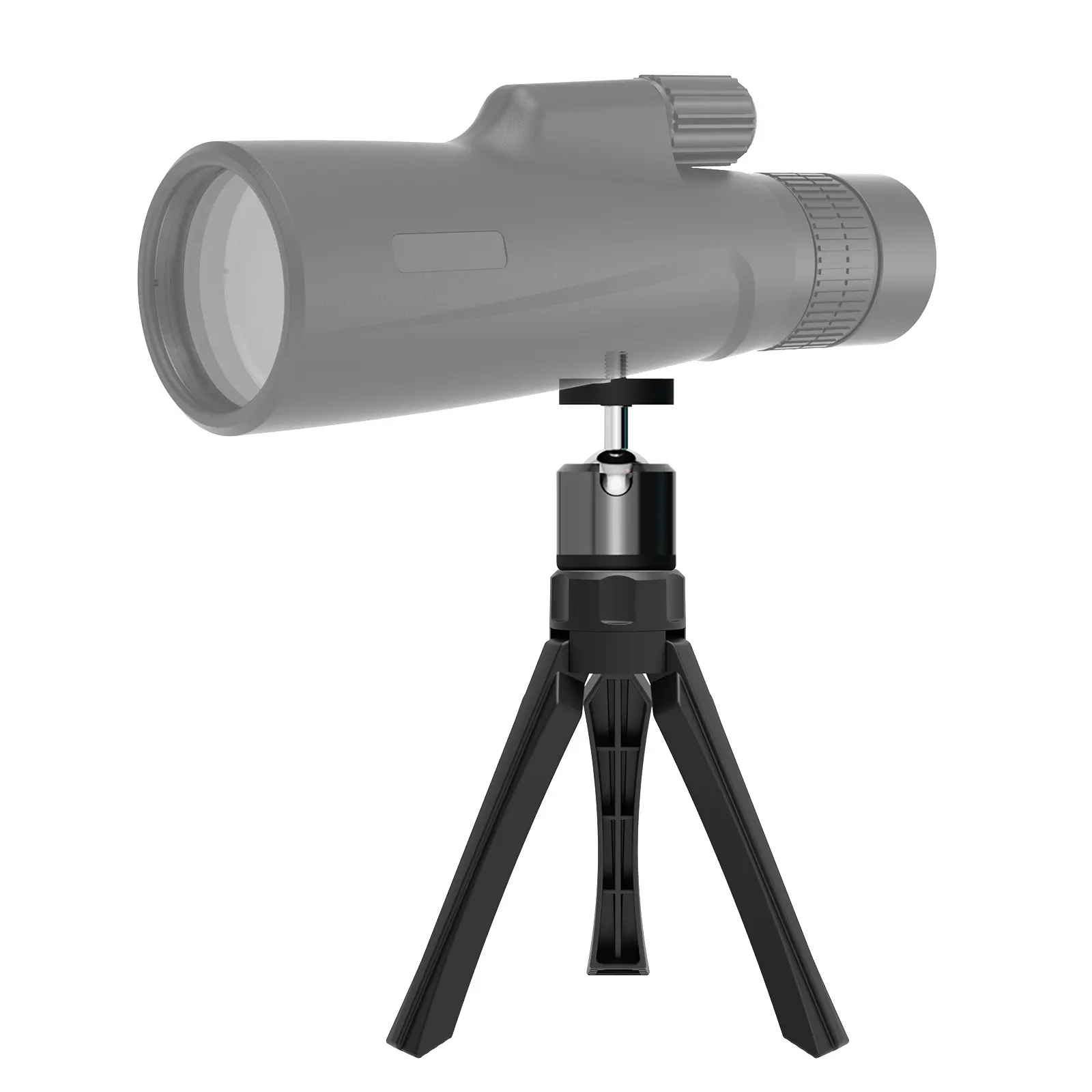 Adjustable Mini Tripod with Pan-Tilt Head, Compact Telescopic Travel Stand for Astronomical Telescope, Spotting Scope, DSLR Cameras, Travel Accessory, Outdoor, Collapsible, Tripod Pan-Tilt Head