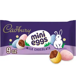 (A)CADBURY MINI EGGS Milk Chocolate | Easter Candy Treats | 9 oz Bag