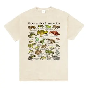 Ultimate Frog Guide shirt, Frogs of North America t-shirt, frog lover tee, aesthetic frog tshirt, educational frog graphic tee
