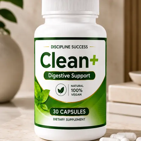15 Day Cleanse Detox Supplement - Natural Colon & Digestive Support | Vegan, Non-GMO, Gentle Herbal Cleanser with Aloe & Probiotics - Discipline Success