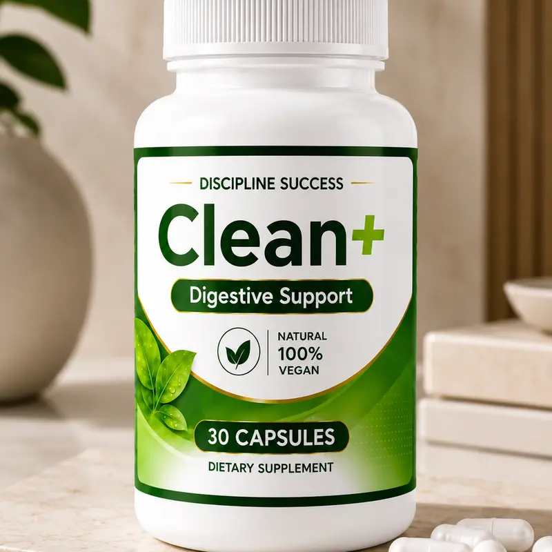 15 Day Cleanse Detox Supplement - Natural Colon & Digestive Support | Vegan, Non-GMO, Gentle Herbal Cleanser with Aloe & Probiotics - Discipline Success