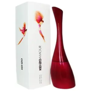 KENZO AMOUR Women's Eau de Parfum (EDP Spray) - Frangipani Blend Botanical, Exotic, Fragranced Floral Scent, 3.4 fl oz/100 ml, New Box, Botanical Women's Fragrance, Exotic Women's Fragrance