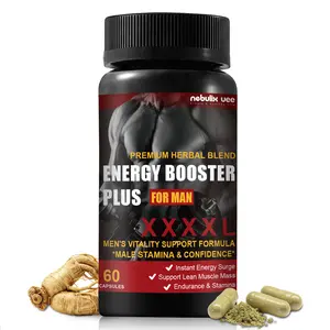 710mg Botanical Formula: Tribulus, Catuaba, Guarana for Metabolic Support | 60 Vegan Caps