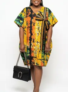 DUDUKE STRIPE TASSEL ANKARA KAFTAN