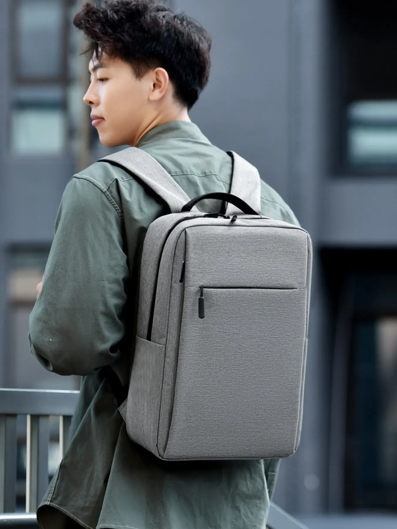Minimalist Business Commuter Laptop Backpack Simple Casual-Trendy ...