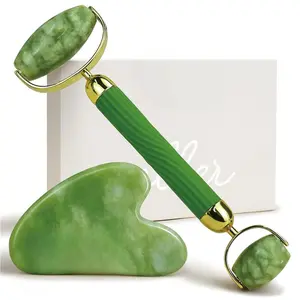 jade roller for face, face roller anti aging,face massager roller, puffiness reducer for face,skincare tool set,self care gift for women,facial roller