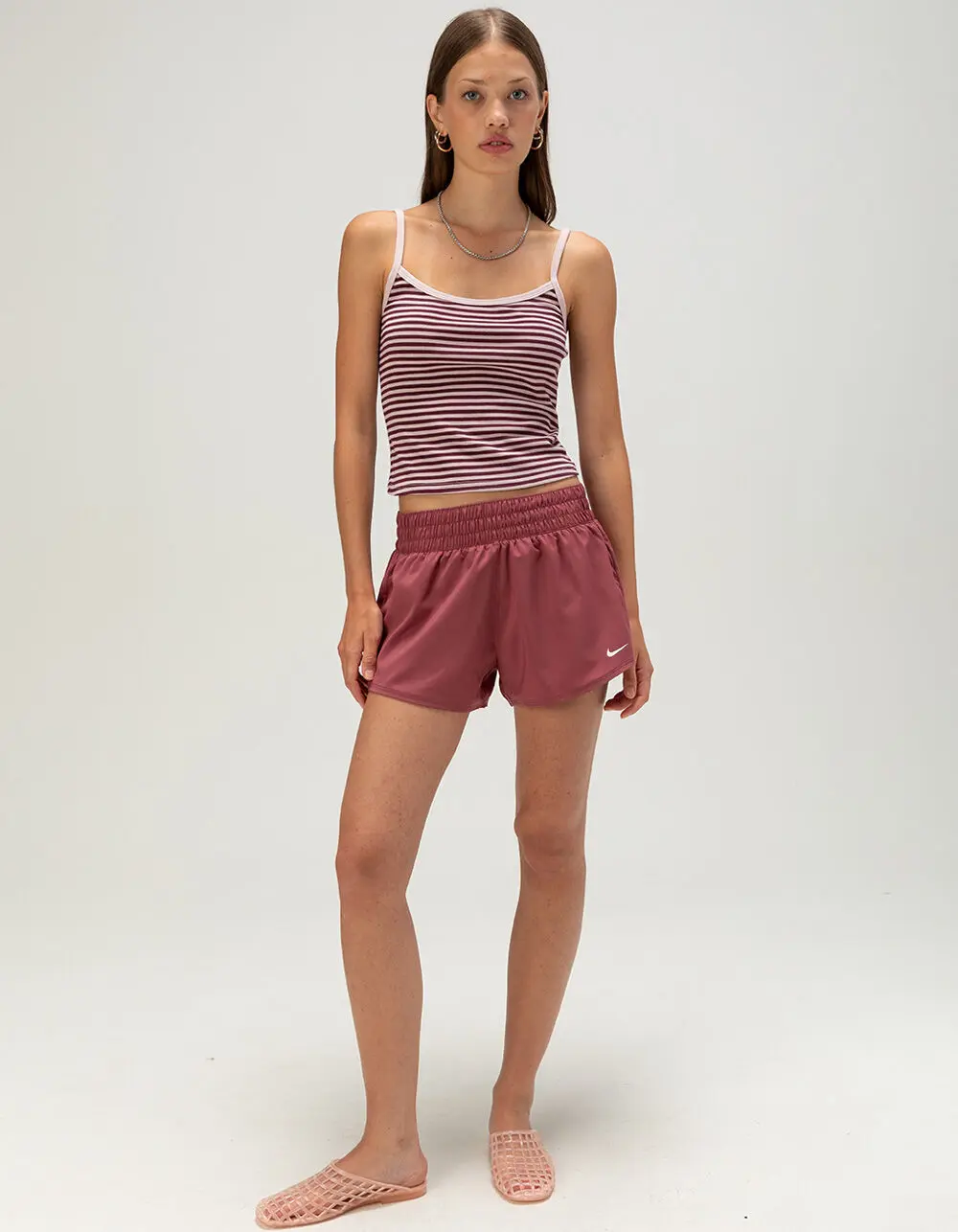 NIKE One Dri-FIT Womens 3" Mid Rise Shorts