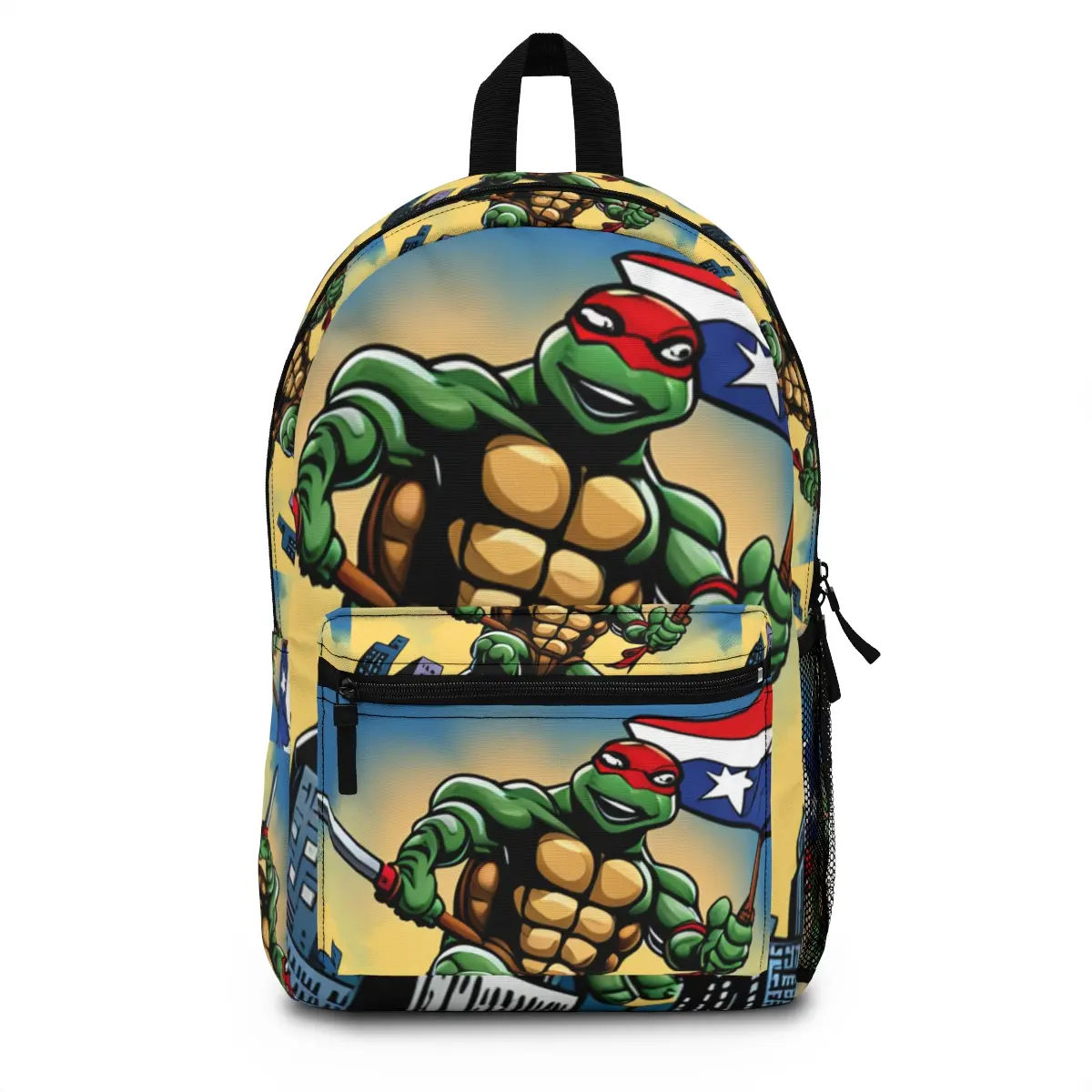 Ninja Turtle with America Flag Backpack