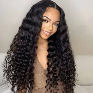 [NEW IN] West Kiss 250% Density Human Hair Wigs Long Loose Deep 13x4 Lace Front Wig Pre Bleached Tiny Knots Pre Plucked With Natural Hairline