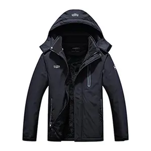 DLGJPA Men's Mountain Waterproof Ski Jacket Hooded Windbreakers Windproof Raincoat Winter Warm Snow Coat