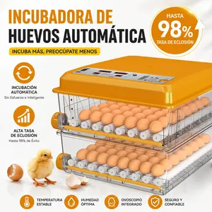 Incubadora de Huevos Digital Inteligente 120 para 2026 con Volteo Automático y Control de Humedad - Criadora Profesional de Aves para Huevos de Gallina, Pato, Ganso y Codorniz