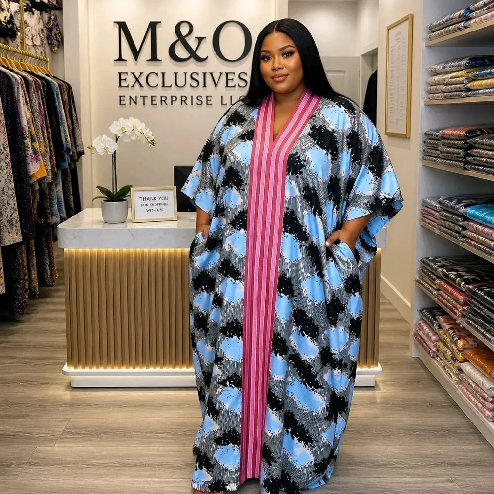 Women's Atoke Boubou (Traditional African Women's Loose-Fit Dress)
