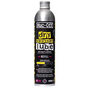 Muc-Off Bio Dry Bike Chain Lube - 300ml Aluminum Refill Bottle