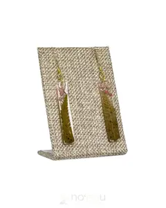 HAʻAHEO HAWAIIAN CRAFTS - Resin Shell & Fern Earrings