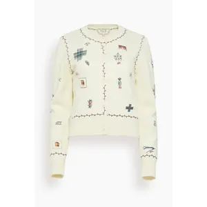 Claira Knit Cardigan in Cream
