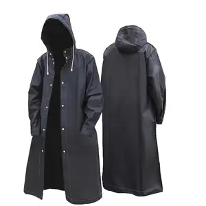 Durable Waterproof Hooded Raincoat - Rainproof EVA Rain Jacket, Ideal for Cycling & Outdoor Leisure Activities