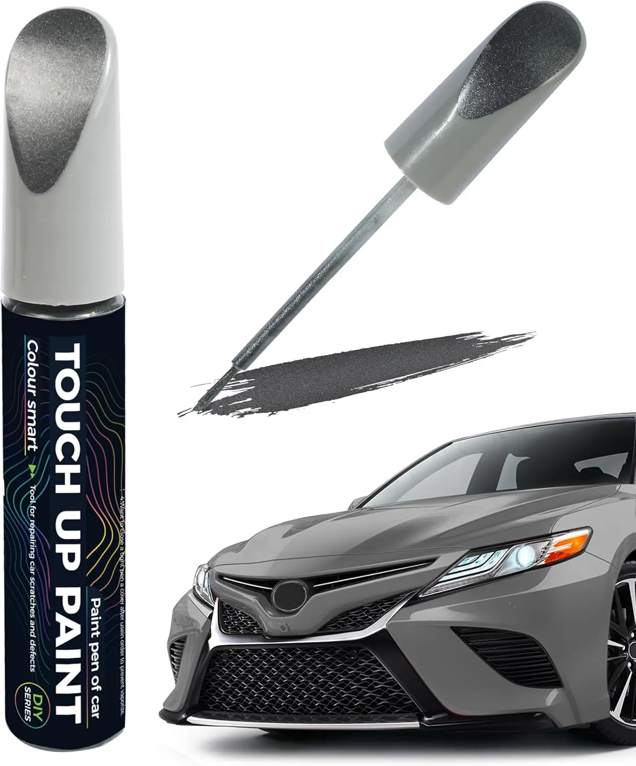 UBOG Gray Car Touch Up Paint Pen - Automotive Scratch Repair Tool, Christmas Gift Car Accessory, Car Repair Tools