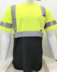 FX Class 3 High Visibilty Yellow Short sleeve safety shirt