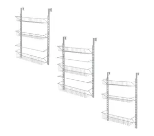 Home-Complete Over the Door Organizer Hanging Wall Rack