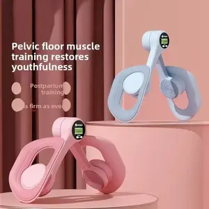 Kegel Exerciser Thigh Trainer with Digital Counter, 360 Degree Rotating Resistance Band, Home Fitness Equipment for Inner Thigh, Legs, Arms