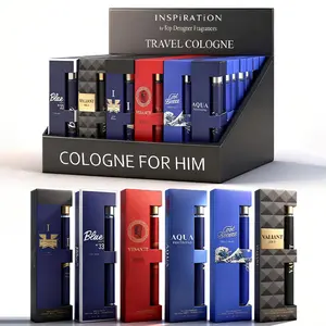 6-Piece Set Men's Eau De Toilette Fragrance, Cologne For Men,Travel Size Perfume, Long-Lasting , 6 Different Scents, Perfect For Dating, Daily Life, Parties,Gift Giving, 1.18 fl oz/35 ml Each Bottle