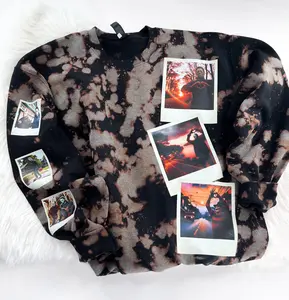 I Love You to Death Horror Snapshot Vintage Halloween Polaroid Bleached Graphic Sweatshirt or Hoodie with sleeve Print Unisex  Womenswear Crewneck Casual Tshirt Top