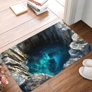 1 Piece of Deep Visual Effect High-definition Printed Door Mat Floor Mat Bedroom Living Room Entrance Carpet Camping Picnic Carpet Home Decorative Rug Home Decoration