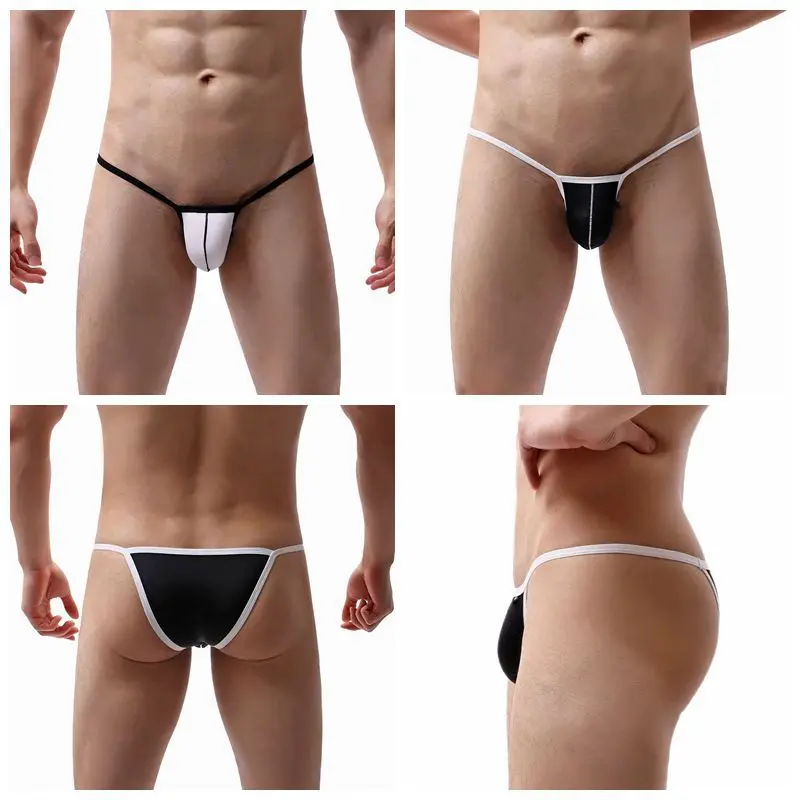 Men's Low-Rise Nylon Swim Trunks Shorts - Quick-Dry, Breathable, Machine-Washable Activewear in White & Black for Swimming