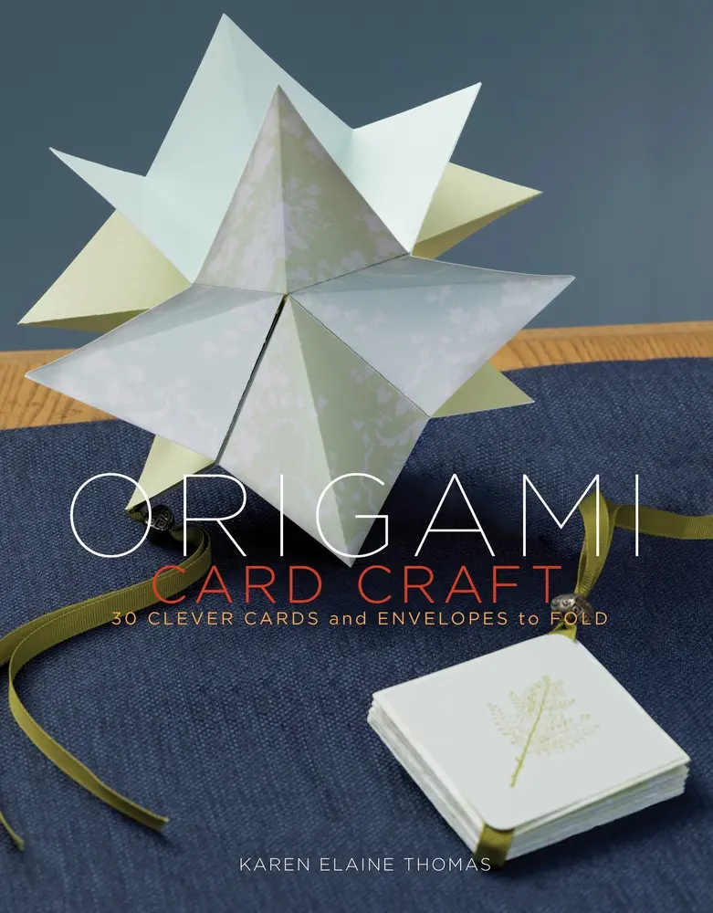 USED Book - Origami Card Craft: 30 Clever Cards and Envelopes to Fold by Thomas, Karen Elaine (Paperback) - english, Card With Envelope, Diy Card Set