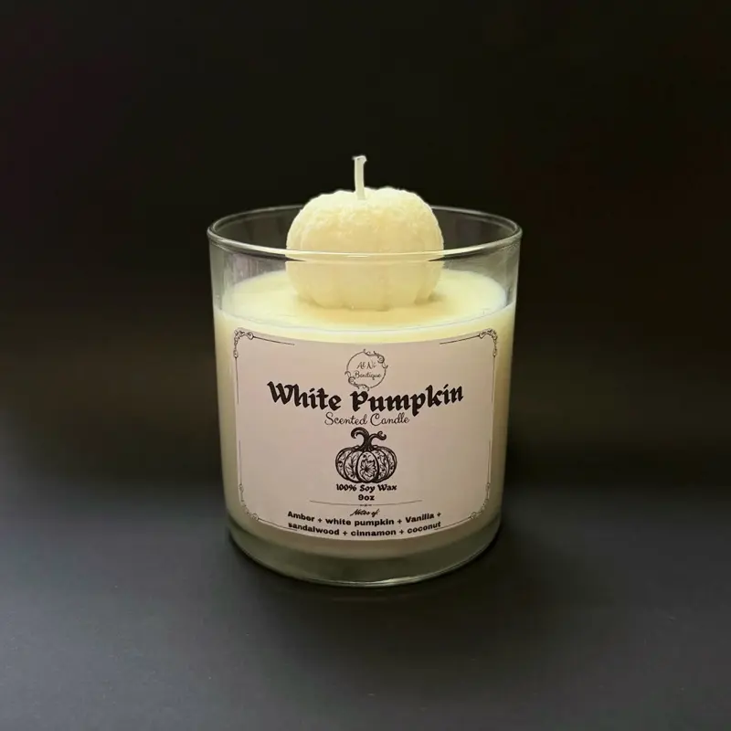 White Pumpkin Scented Candle White Pumpkin Scented Candle