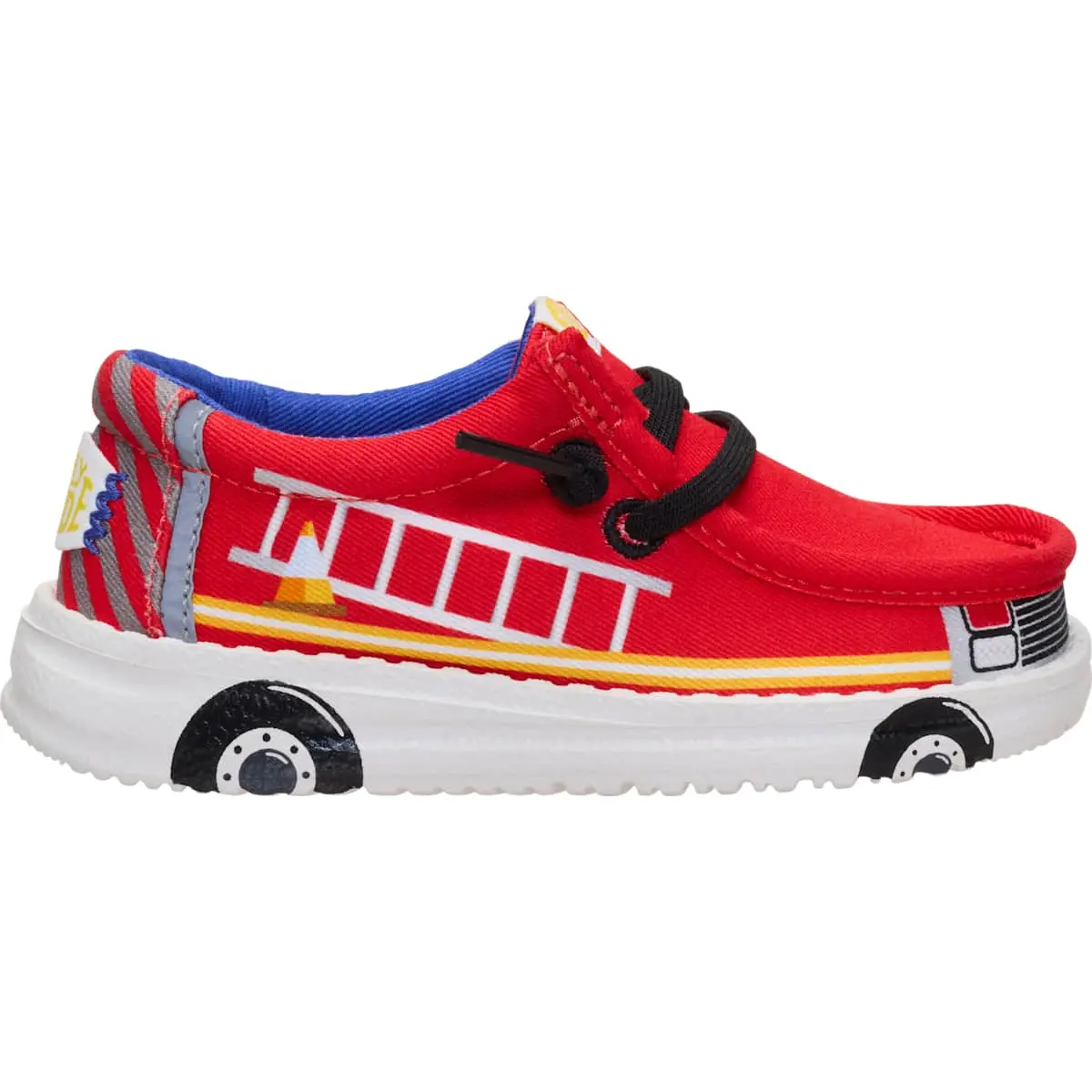 HEYDUDE Wally Funk Toddler Firetruck - Boys Slip on Shoes HEYDUDE Wally Funk Toddler Firetruck - Boys Slip on Shoes