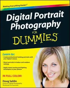 USED-Digital Portrait Photography for Dummies by Doug L. Sahlin (Paperback)