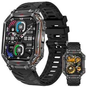 Smart Watch with Built-in GPS, Long Battery Fitness Tracker with Bluetooth Call, ChatGPT & Voice Assistant, 2.01" HD Screen Smartwatch, 107 Sports Modes, 3ATM Waterproof, Heart Rate Blood Pressure Monitor for Android iOS