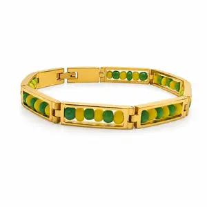 Fashionable Orule Bracelet, Jewelry Accessory, Polished Stainless Steel Chain & Link Bracelet with Durable Saw Charm