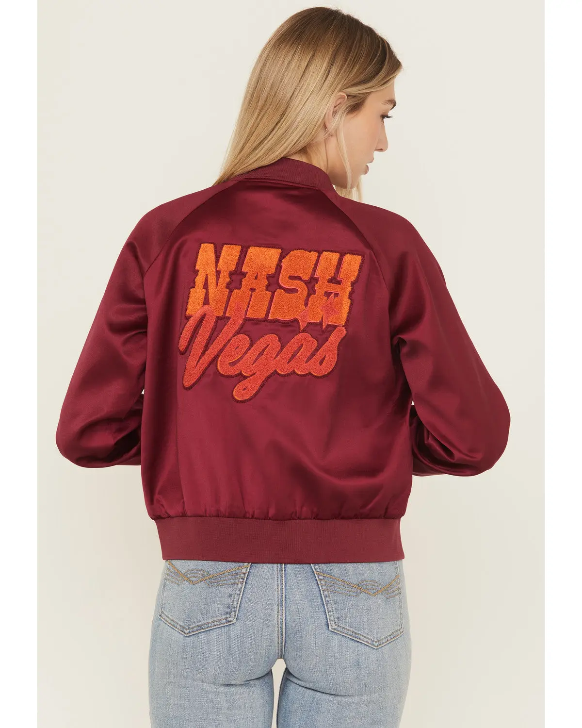 Nash Vegas Satin Bomber
