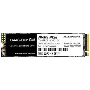 Team  Group MP33 PRO M.2 2280 512GB PCIe 3.0 x4 with NVMe 1.3 3D NAND Internal Solid State Drive