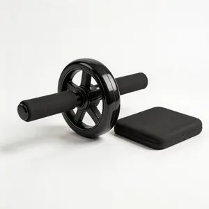 Ab Roller Wheel 17-in-1 Core Workout Kit with Resistance Bands Knee Mat Push-Up Bar | Home Gym Ab Wheel for Men