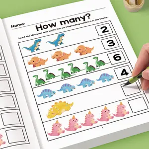 Interactive Math Workbook for Preschool & Kindergarten, Tracing Preschool Books, Number Tracing, Addition & Subtraction, Coloring Activities, Homeschool or Classroom Use, Educational Resources, Learning Materials, Teaching Supplies, Learning Tool