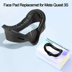 The face interface and mask pad are compatible with Meta Oculus Quest 3S VR Headset accessories, anti sweat Pu foam pad replacement, and the air circulation design of VR Quest 3S VR accessories