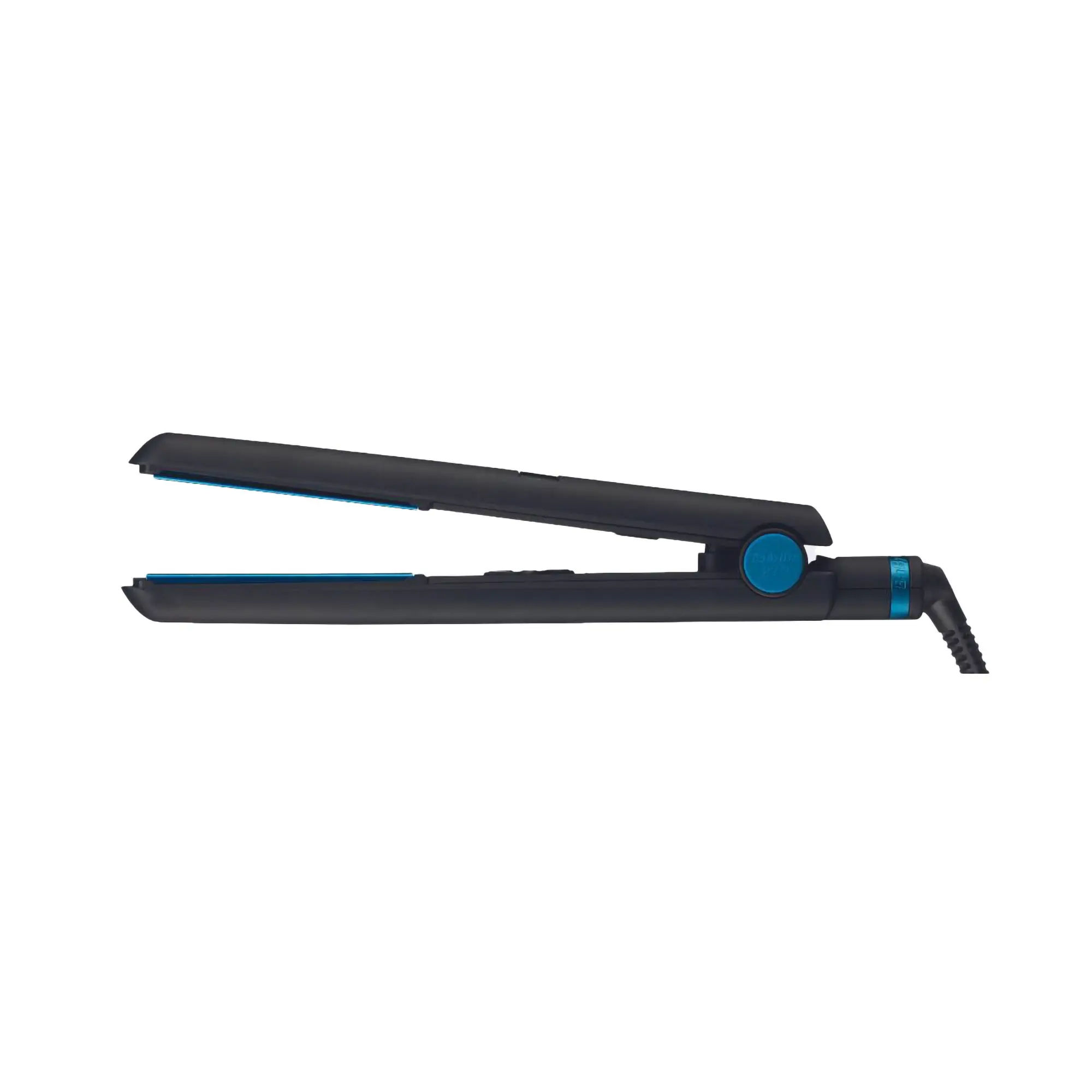 BaBylissPRO Limited‑Edition Black & Blue 1″ Digital Flat Iron – Model BNTMB4095TUC – Nano Titanium Plates with Digital Temp Control & Memory, Instant Heat‑Up & Sleek Styling Finish
