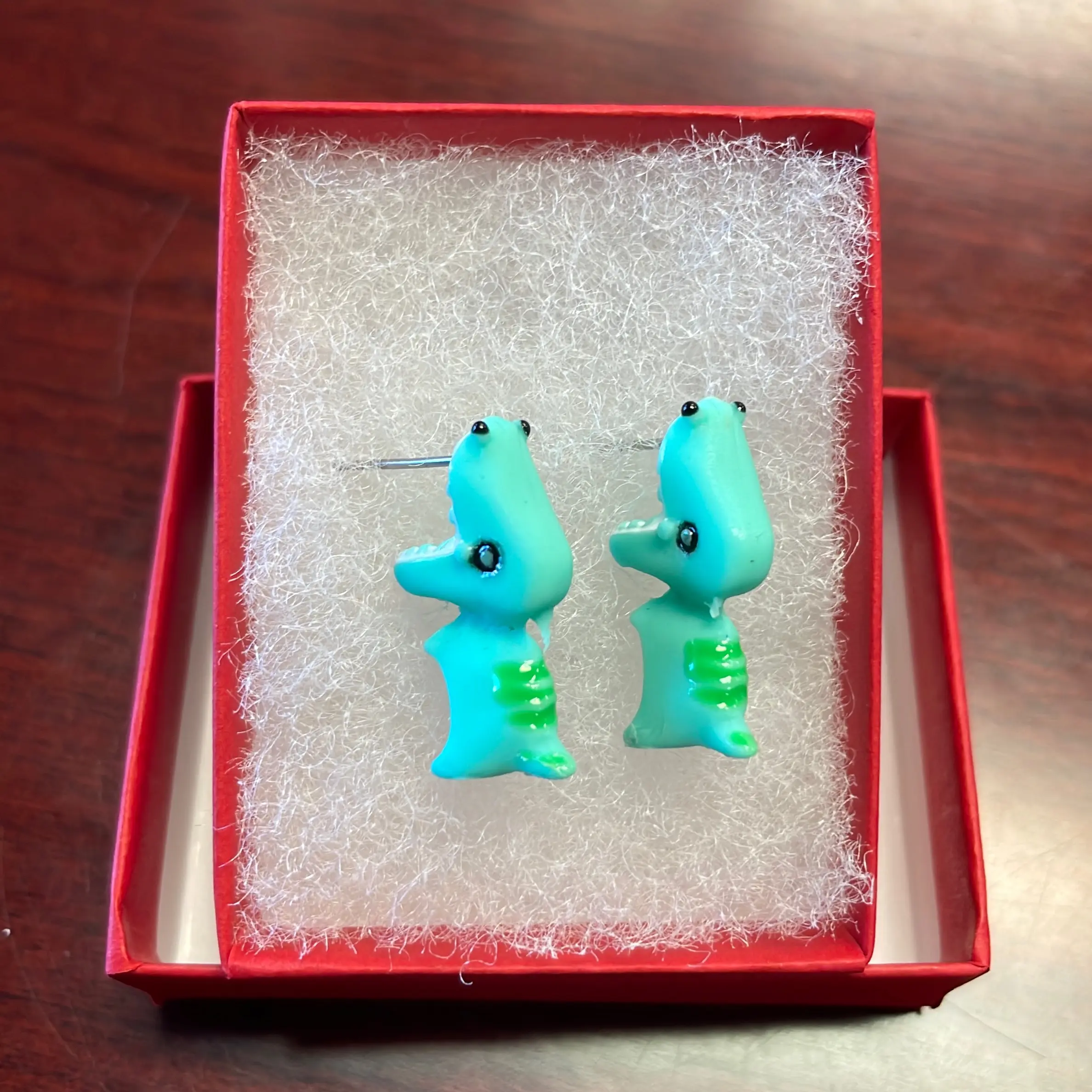 Biting T-Rex Stud Earrings